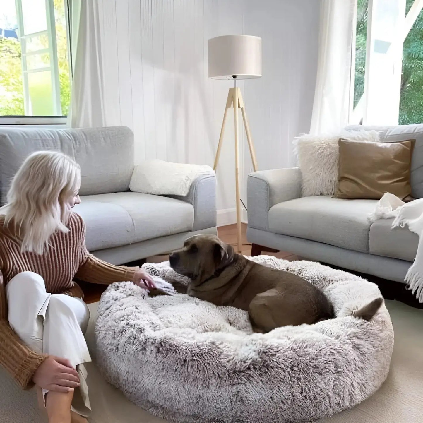 MrFluffyFriend™ - World's #1 Anxiety Relieving Pet Bed