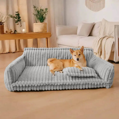 Dog Couch Bed – Washable Dog Sofa Bed for Medium & Large Dogs, 4 Sizes (24–47 in) – MrFluffyFriend